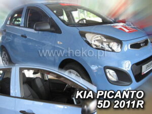 Owiewki KIA Picanto II 5d 2011-2017 (tylko owiewki przednie)