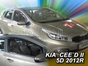 Owiewki KIA Ceed II 5d 2012-2018 (tylko owiewki przednie)