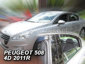 Owiewki PEUGEOT 508 4d 2011-2018 sedan (owiewki tylne w zestawie)