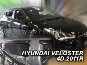 Owiewki HYUNDAI Veloster I 4d 2011-2018 htb (owiewki tylne w zestawie) (wersja europejska)