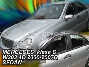 Owiewki MERCEDES C W203 4d 2000-2007 sedan (owiewki tylne w zestawie)