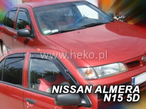 Owiewki NISSAN Almera N15 4/5d 1995-2000 htb sedan (owiewki tylne w zestawie)