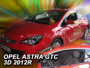 Owiewki OPEL Astra IV J GTC 3d 2010-> (tylko owiewki przednie)