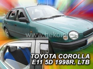 Owiewki TOYOTA Corolla E11 5d 1997-2001 ltb (owiewki tylne w zestawie)