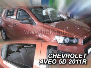 Owiewki CHEVROLET Aveo III T300 5d 2011-2020 hatchback (owiewki tylne w zestawie)