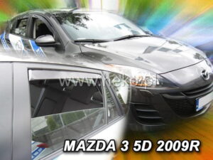 Owiewki MAZDA 3 II 4/5d 2009-2014 htb (owiewki tylne w zestawie)