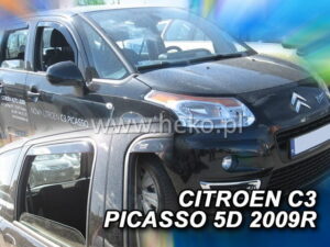 Owiewki CITROEN C3 Picasso 5d 2008-2017 (owiewki tylne w zestawie)