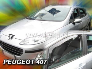 Owiewki PEUGEOT 407 4/5d 2004-> (tylko owiewki przednie)