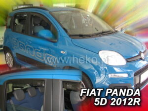 Owiewki FIAT Panda 5d 2012-> (owiewki tylne w zestawie)