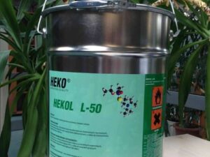 HEKOL L-50 Profesjonalna żywica syntetyczna do konserwacji drewna 5kg