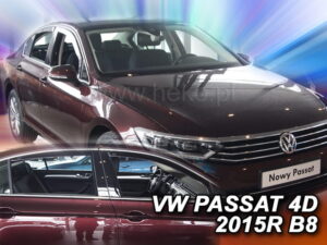 Owiewki VOLKSWAGEN Passat B8 4d 2014-2022 sedan (owiewki tylne w zestawie)
