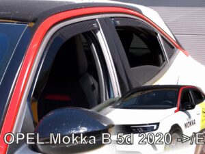 Owiewki OPEL Mokka  B 5d 2020-> / E (owiewki tylne w zestawie)