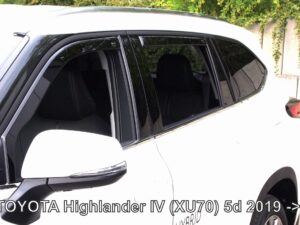 Owiewki TOYOTA Highlander IV (XU70) 5d 2019-> (owiewki tylne w zestawie)