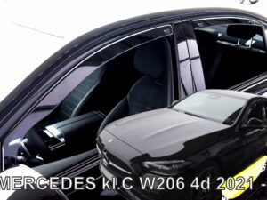 Owiewki MERCEDES C W206 4d 2021-> sedan (owiewki tylne w zestawie)
