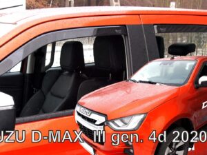 Owiewki ISUZU D-Max III 4d 2020-> (owiewki tylne w zestawie)