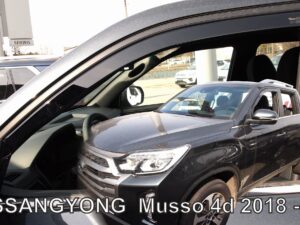 Owiewki SSANGYONG Musso 4d 2018->  (tylko owiewki przednie)