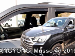 Owiewki SSANGYONG Musso 4d 2018->  (owiewki tylne w zestawie)