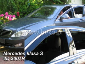 Owiewki MERCEDES S 4d 2005-2013 W221 (owiewki tylne w zestawie)(długość owiewek tylnych 69 cm)