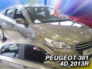 Owiewki PEUGEOT 301 4d 2012-> (owiewki tylne w zestawie)