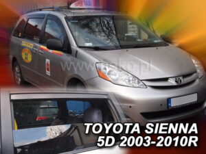 Owiewki TOYOTA Sienna II XL 20 5d 2003-2010 (owiewki tylne w zestawie)