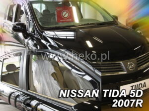 Owiewki NISSAN Tida 5d 2004-2012 htb (owiewki tylne w zestawie)