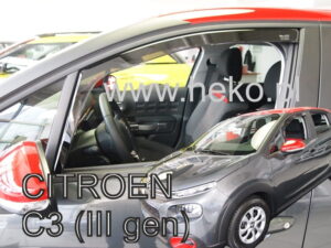 Owiewki CITROEN C3 III 5d 2016-2024 (tylko owiewki przednie)