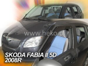 Owiewki SKODA Fabia II 5d 2008-2015 kombi (owiewki tylne w zestawie)