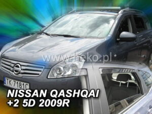 Owiewki NISSAN Qashqai I J10 +2 5d 2008-2013 (owiewki tylne w zestawie)