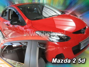 Owiewki MAZDA 2 III 5d 2009-2014 (owiewki tylne w zestawie)