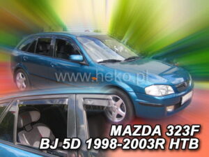 Owiewki MAZDA 323 BJ 5d 1998-2003 htb (owiewki tylne w zestawie)