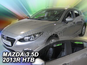 Owiewki MAZDA 3 III 4/5d 2013-2018 htb sedan (owiewki tylne w zestawie)