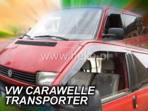Owiewki VOLKSWAGEN Transporter T4/ Multivan I / Caravelle 2d 1990-2003 klejone na ramkę drzwi (tylko owiewki przednie)