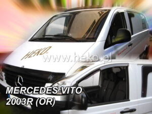 Owiewki MERCEDES Vito / Viano 4/5d 2003-2014 (klejone na ramkę) (tylko owiewki przednie)