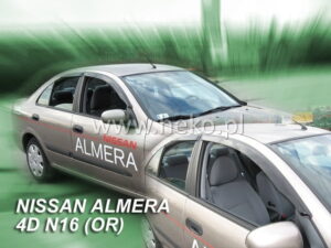 Owiewki NISSAN Almera N16 4/5d 2000-2006 (klejone na ramkę) (tylko owiewki przednie)