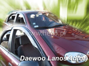 Owiewki DAEWOO Lanos 4d 1997-> (klejone na ramkę) (tylko owiewki przednie)