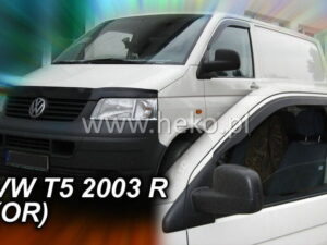 Owiewki VOLKSWAGEN Transporter T5 / T6 / T6.1 2003-2024 / Multivan II / III 2d 2003-2021 klejone na ramkę drzwi (tylko owiewki przednie)