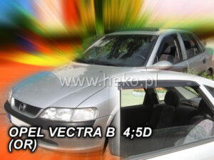 Owiewki OPEL Vectra B 4/5d 1996-2002 sedan htb (klejona na ramkę) (owiewki tylne w zestawie)