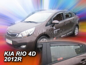 Owiewki KIA Rio III 4d 2012-> (owiewki tylne w zestawie)sed