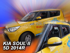 Owiewki KIA Soul 5d 2014-2019-> (owiewki tylne w zestawie)