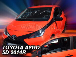 Owiewki TOYOTA Aygo II 5d 2014-2022 / CITROEN C1 II 5d 2014-2022 (tylko owiewki przednie)