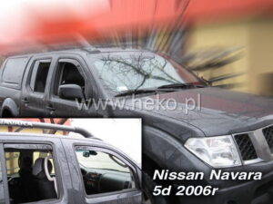 Owiewki NISSAN Navara Pick up D40 4d 2005-2014 Double Cab (owiewki tylne w zestawie)