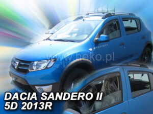 Owiewki DACIA Sandero II / Stepway II 5d 2013-2020 (owiewki tylne w zestawie)