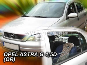 Owiewki OPEL Astra II G 4d 1998-2009 sedan (klejona na ramkę) (owiewki tylne w zestawie)