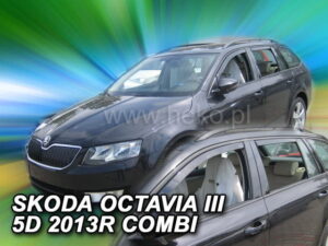 Owiewki SKODA Octavia III 5d 2013-2020 kombi (owiewki tylne w zestawie)