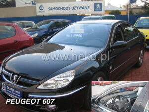 Owiewki PEUGEOT 607 4d sedan (tylko owiewki przednie)