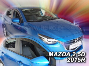 Owiewki MAZDA 2 IV 5d 2014-> (owiewki tylne w zestawie)
