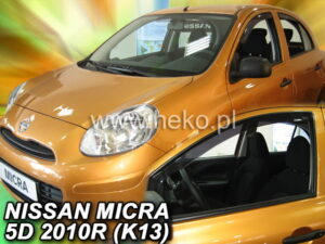 Owiewki NISSAN Micra K-13 5d 11.2010-2017 (tylko owiewki przednie)