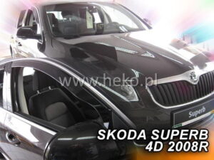 Owiewki SKODA Superb II 4d 2008-2015 sedan kombi (tylko owiewki przednie)