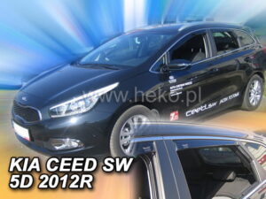 Owiewki KIA Ceed II 5d 2012-2018 SW kombi (owiewki tylne w zestawie)