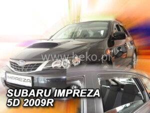 Owiewki SUBARU Impreza GH 5d 2007-2011 (owiewki tylne w zestawie)